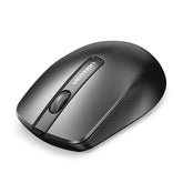 VENTION 3-Button Wireless Computer Mouse with USB Receiver Black