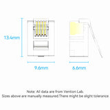 VENTION 6P4C Telephone Modular Plug 100Pcs/Pack