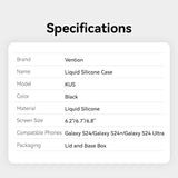 VENTION Liquid Silicone Case for Samsung Galaxy