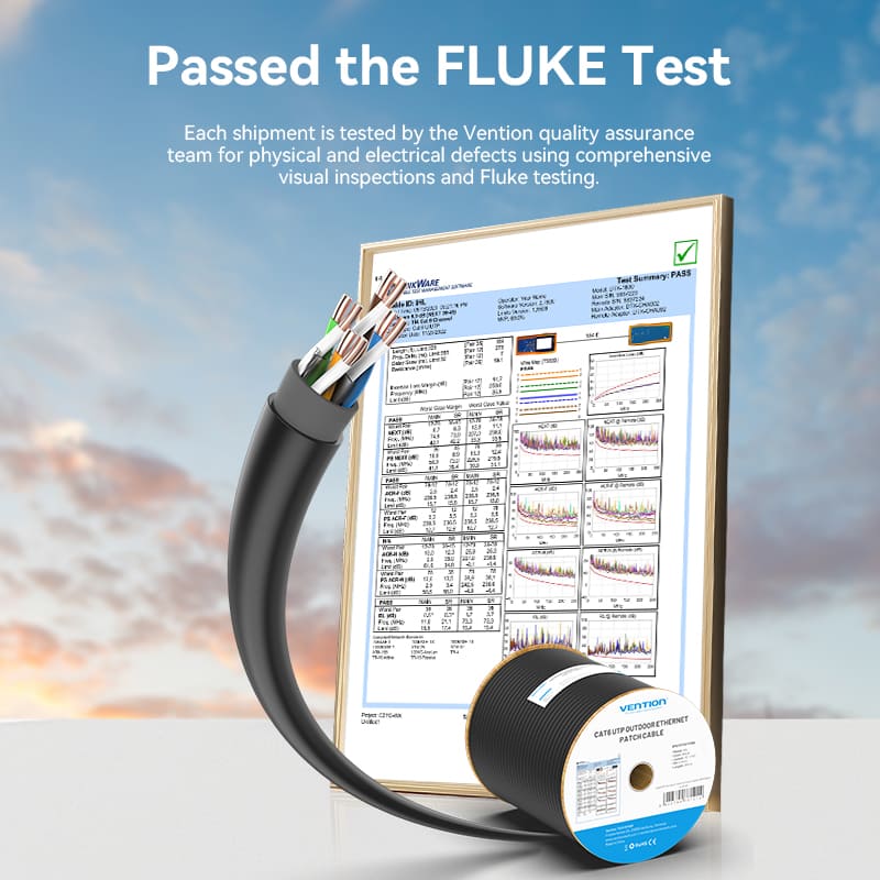 Cat 6 UTP Outdoor Ethernet Patch Cable 305M Black