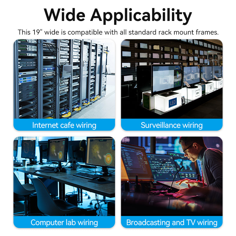 VENTION 24-port Cat 6 Unshielded Patch Panel