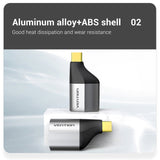 VENTION Type-C to DP Adapter Gray Metal Type