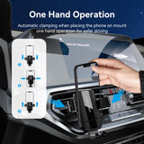 VENTION Auto-Clamping Car Phone Mount With Duckbill Clip Black Square Fashion Type