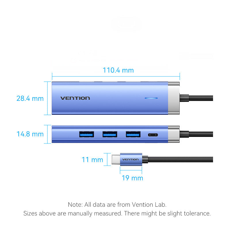 VENTION 5-in-1 USB-C Docking Station