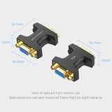 VENTION VGA Female to Female Adapter Black