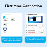 VENTION USB-C + USB-A to HDMI Adapter 0.15M Gray Aluminium Alloy Type