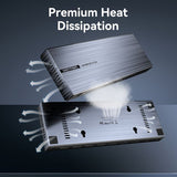 VENTION 4K 1x8 HDMI Splitter Black Aluminum Alloy Type UK Standard