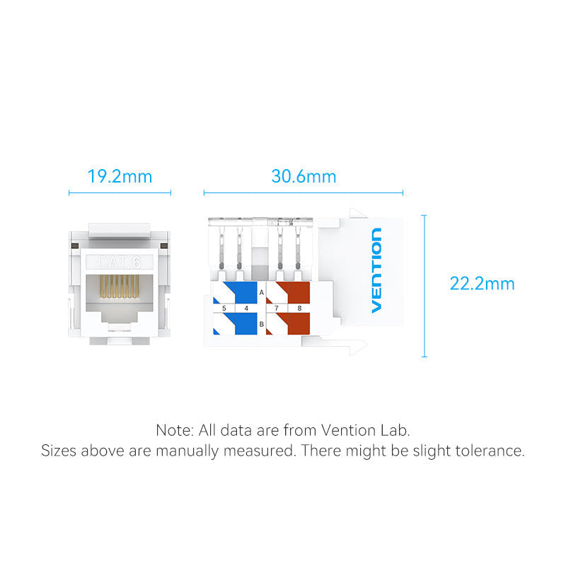 VENTION Cat 6 Unshielded Keystone Jack