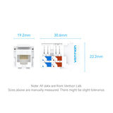 VENTION Cat 6 Unshielded Keystone Jack