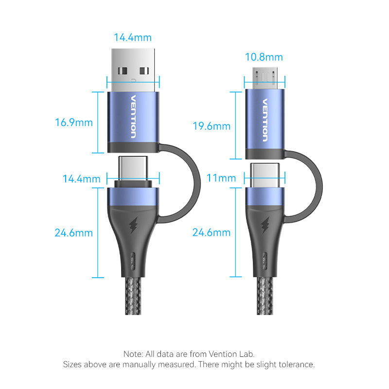 VENTION 4-in-1 USB 2.0 Cable