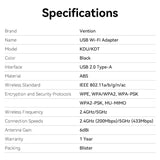 VENTION USB Wi-Fi Adapter - VENTION