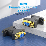 VENTION VGA Female to Female Adapter Black