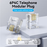 VENTION 6P4C Telephone Modular Plug 100Pcs/Pack