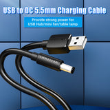 VENTION USB to 5.5mm Barrel Jack 5V DC Power Cable