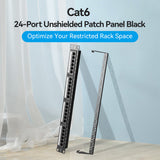 VENTION 24-port Cat 6 Unshielded Patch Panel