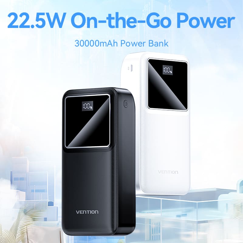 VENTION 30000mAh Power Bank 22.5W