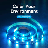 VENTION RGB FPC LED Strip Lights with IR Remote and USB 5V Power Supply 5M White Reel