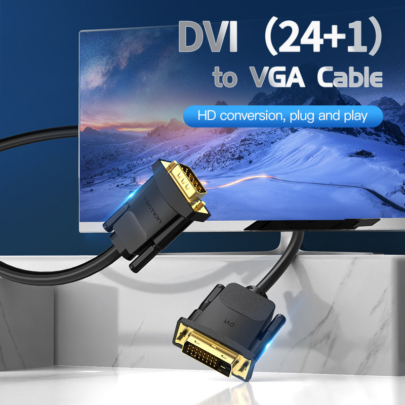 VENTION DVI(24+1) to VGA Cable