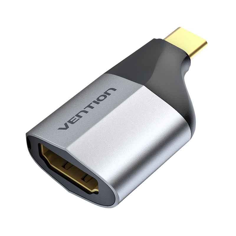 VENTION Type C Male to HDMI Female Adapter Grey Aluminum Alloy Type