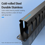 VENTION 24 U Cable Manager Black