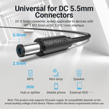 VENTION USB to 5.5mm Barrel Jack 5V DC Power Cable