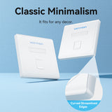 VENTION keystone Jack Wall Plate White 86 Type