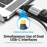 VENTION Type-C to DP Adapter Gray Metal Type