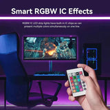 VENTION RGB FPC LED Strip Lights with IR Remote and USB 5V Power Supply 5M White Reel