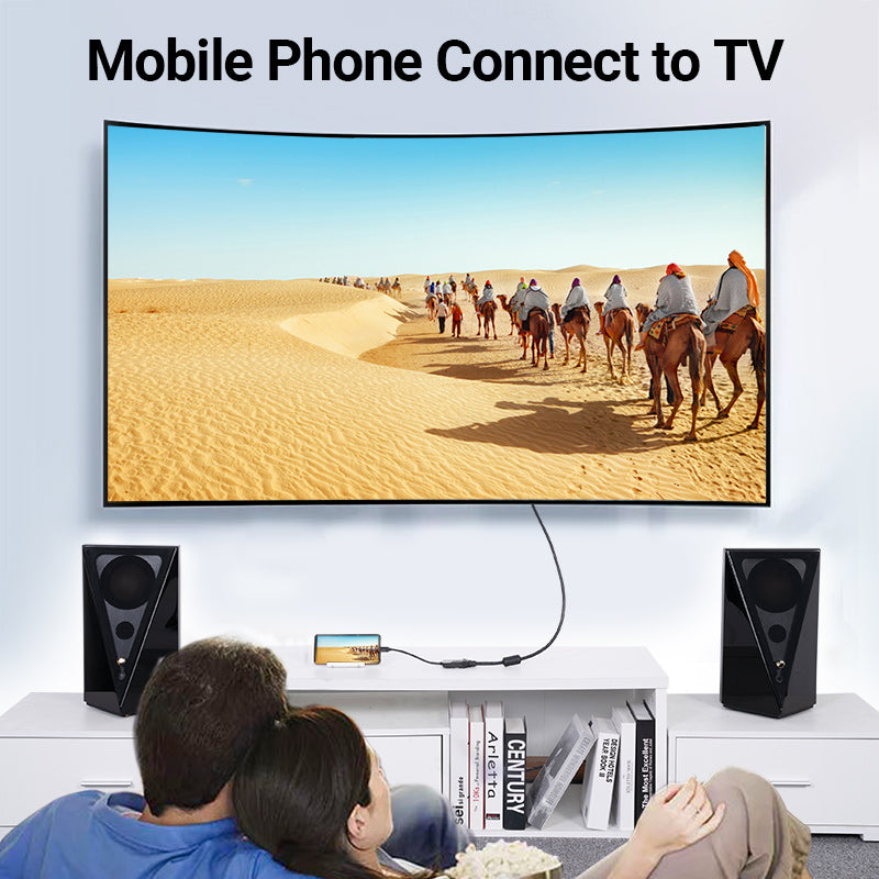 VENTION Type-C to VGA Adapter 0.15M Black ABS Type