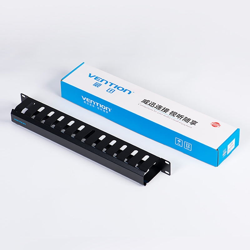 VENTION 24 U Cable Manager Black