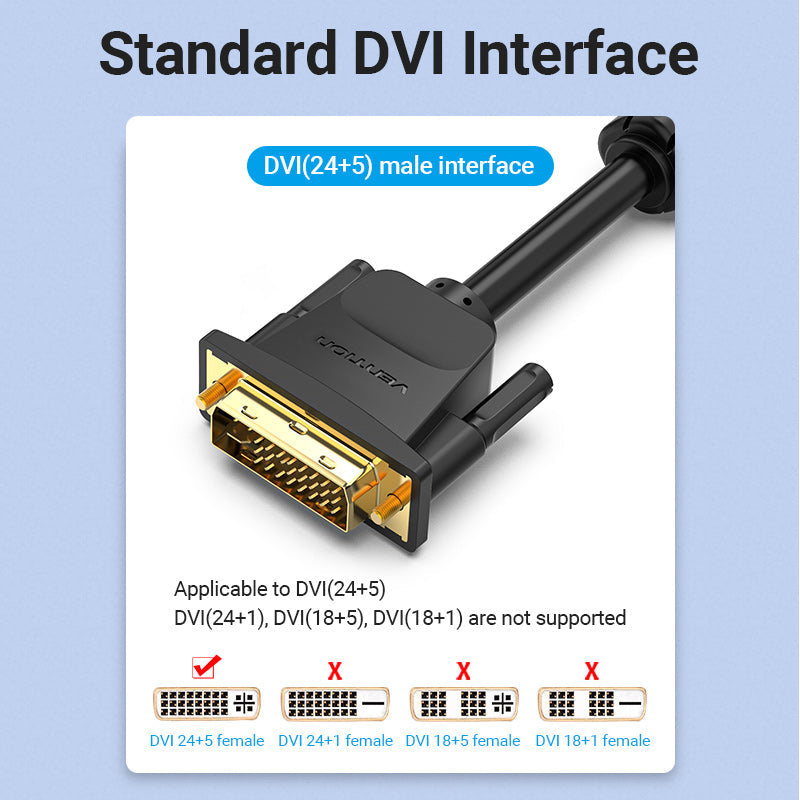 VENTION DVI(24+5) to VGA Cable