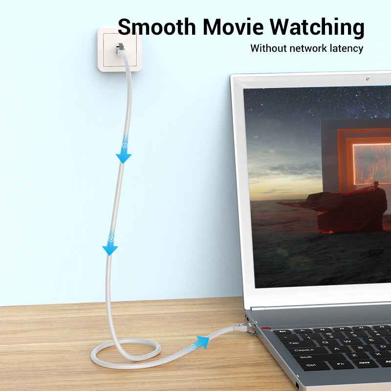 VENTION SFTP Cat 6A Network Cable - 10 Gbps Transmission Speed