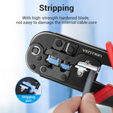 VENTION Multi-Function LAN Cable Crimping Tool Ratchetless Type Black