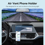 VENTION Auto-Clamping Car Phone Mount With Duckbill Clip Black Square Fashion Type