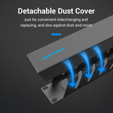 VENTION 24 U Cable Manager Black