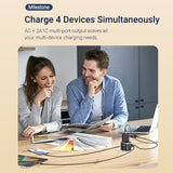 VENTION 3-Port USB (C+C+A) Universal Travel Adapter (20W/18W/18W)