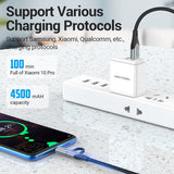 VENTION USB 2.0 A Male to 2-in-1 Micro-B&USB-C Male Cable 0.5M Grey Aluminum Alloy Type