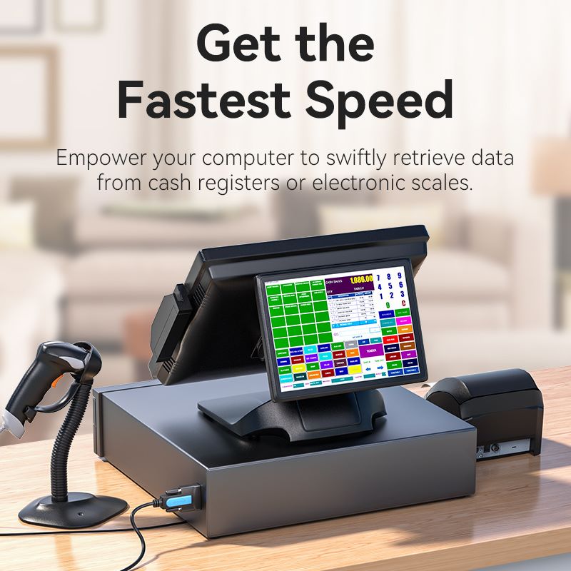 VENTION USB to RS232 Serial Adapter Black