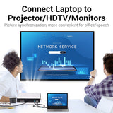 VENTION Type-C to DP Adapter Gray Metal Type