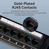 VENTION 24-port Cat 6 Unshielded Patch Panel