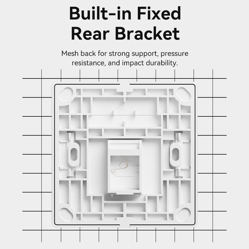VENTION keystone Jack Wall Plate White 86 Type