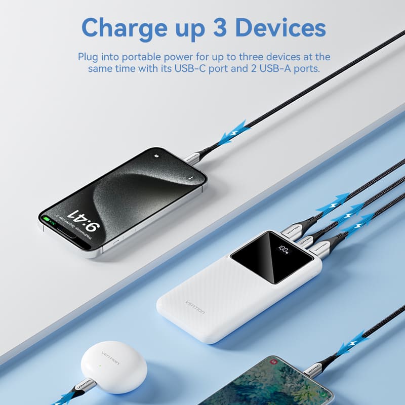 VENTION 10000mAh Power Bank 22.5W