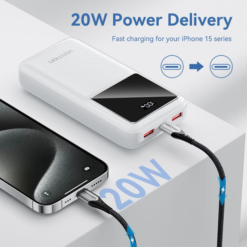 VENTION 20000mAh Power Bank 22.5W