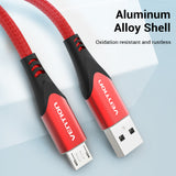 VENTION USB 2.0 to Micro USB Cable 1M Red Aluminum Alloy Type