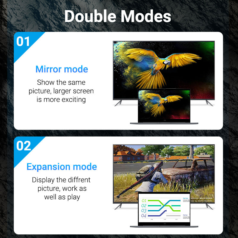 VENTION Type-C to VGA Adapter 0.15M Black ABS Type