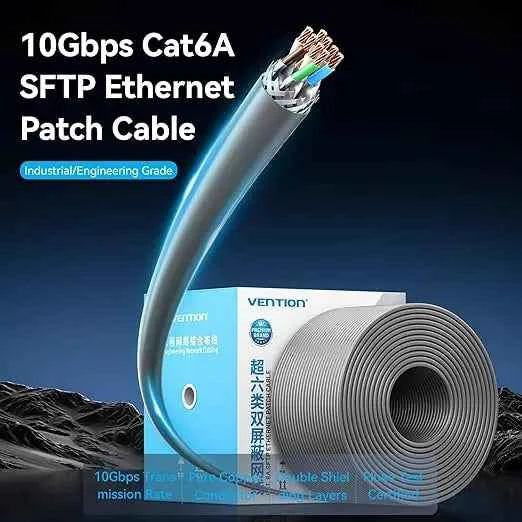 VENTION Cat.6A SFTP Patch Cable 305M Gray