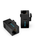 VENTION Cat.6 UTP Keystone Jack Coupler Black
