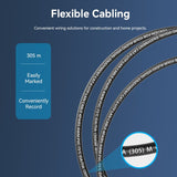 Cat 6 UTP Outdoor Ethernet Patch Cable 305M Black