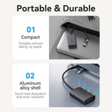 VENTION USB-C + USB-A to HDMI Adapter 0.15M Gray Aluminium Alloy Type