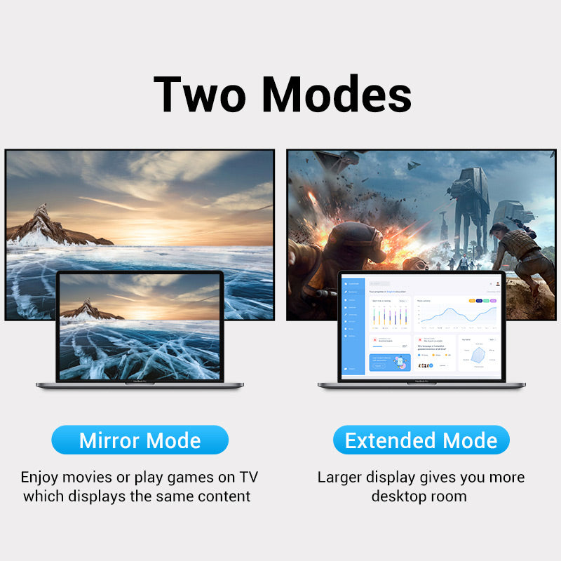VENTION Type-C to DP Adapter Gray Metal Type